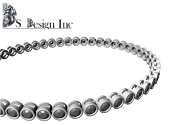 Round Bezel Bracelet